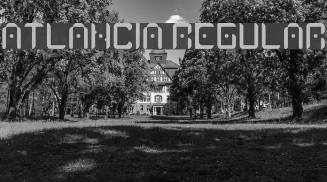 Atlancia Regular Font examples