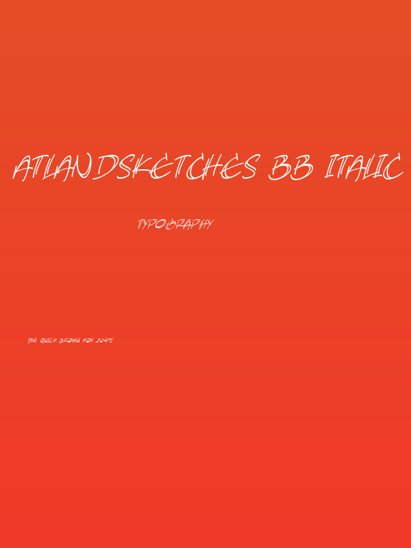 AtlandSketches BB Italic Poster