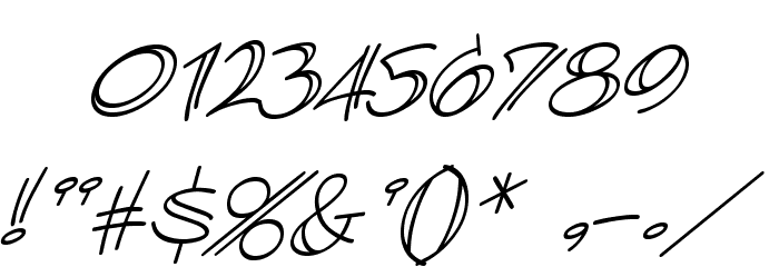 AtlandSketchesBB-Italic Font OTHER CHARS