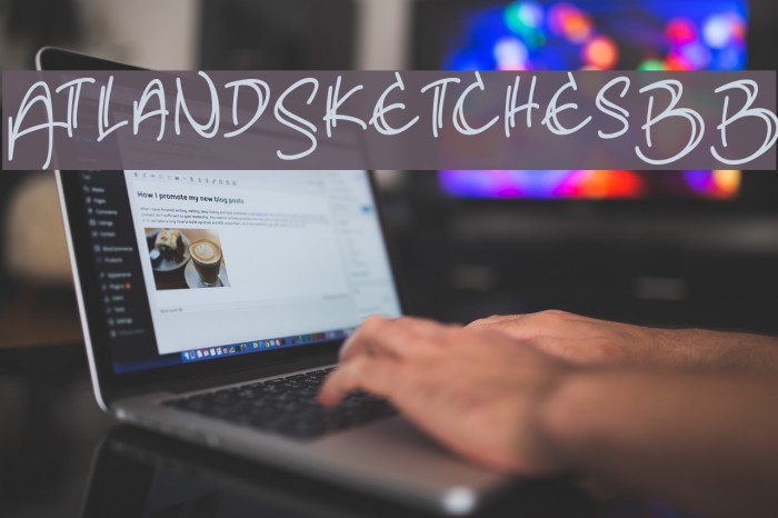 AtlandSketchesBB Font examples