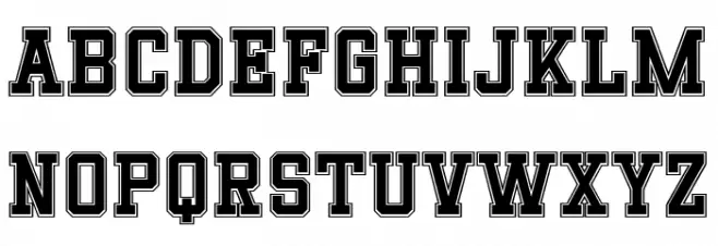 Atlanta College Regular Schriftart Gro&szlig;