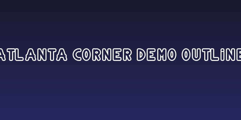 Atlanta Corner Demo Outline Social Header