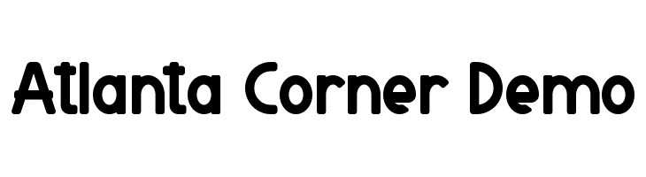 Atlanta Corner Demo  Скачать бесплатные шрифты