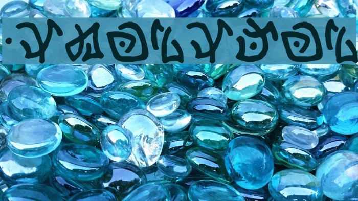 Atlantean Font examples