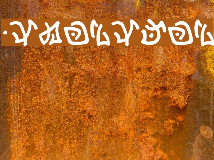 Atlantean Font examples