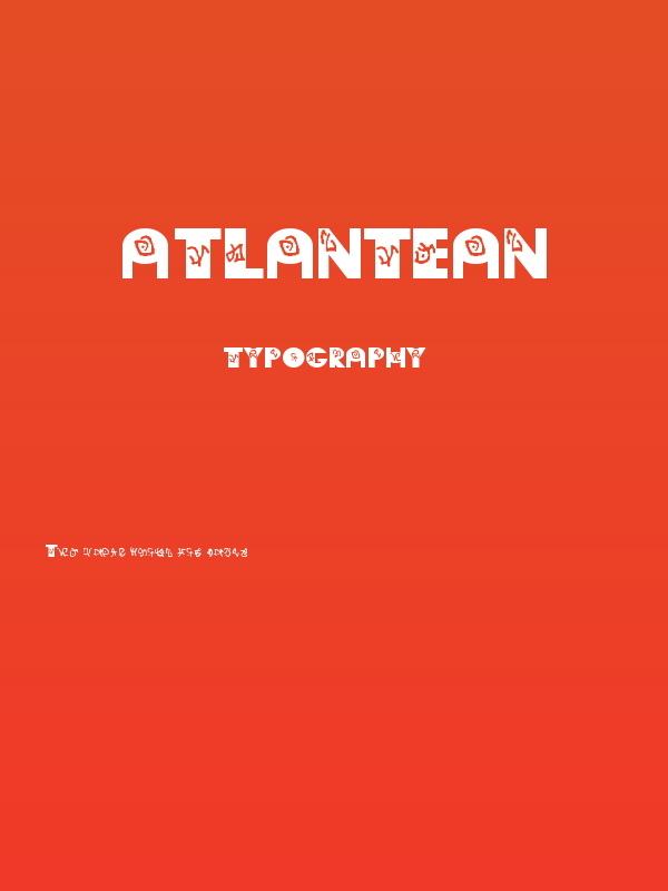 Atlantean Poster