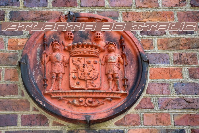 Atlantia 3D Italic Example 2