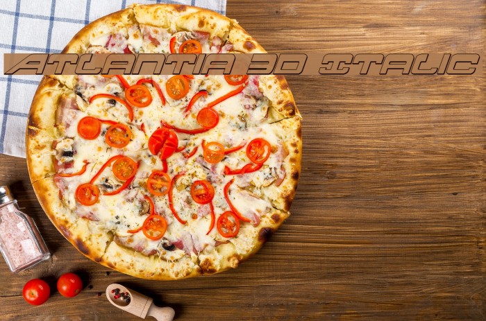 Atlantia 3D Italic Example 3