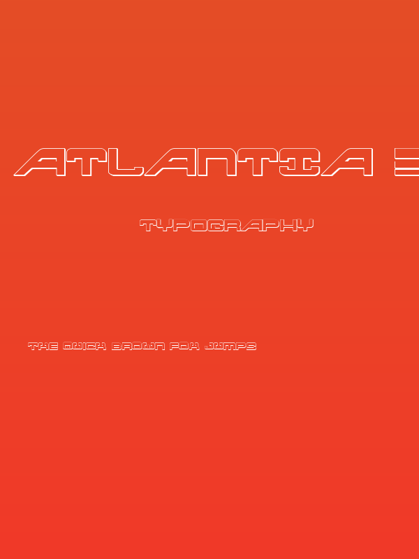 Atlantia 3D Regular Poster