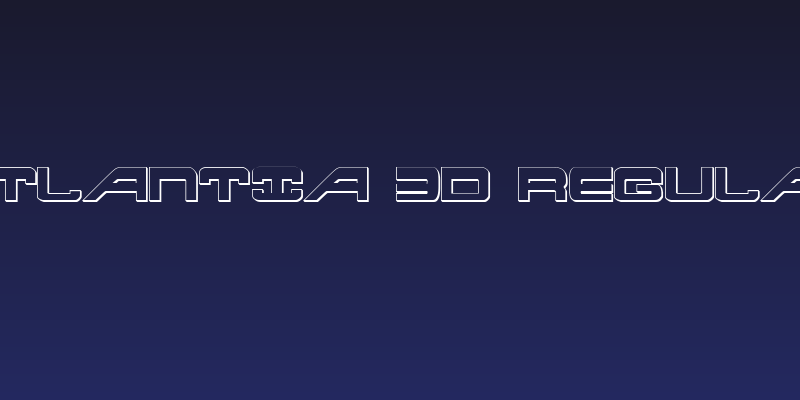 Atlantia 3D Regular Social Header