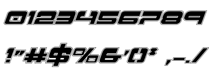 Atlantia Academy Italic Font OTHER CHARS