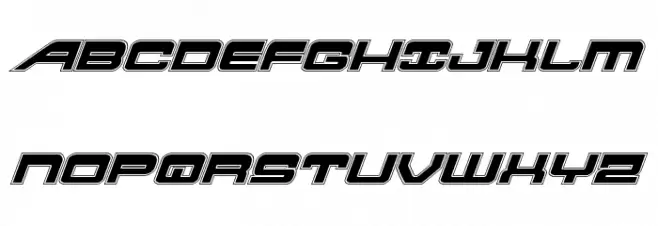 Atlantia Academy Italic Schriftart Groß