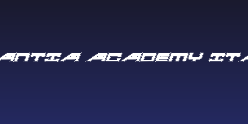 Atlantia Academy Italic Social Header