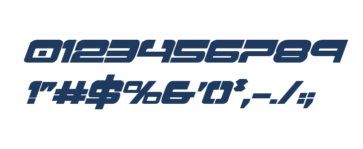 Atlantia Bold Italic Other Characters