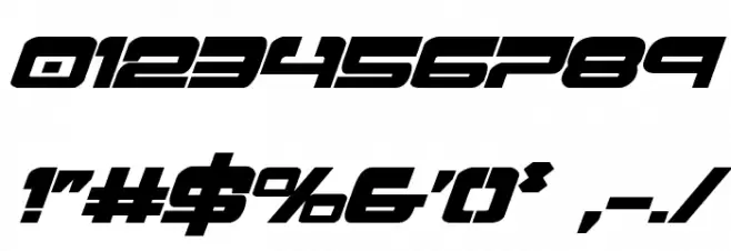 Atlantia Bold Italic Font OTHER CHARS