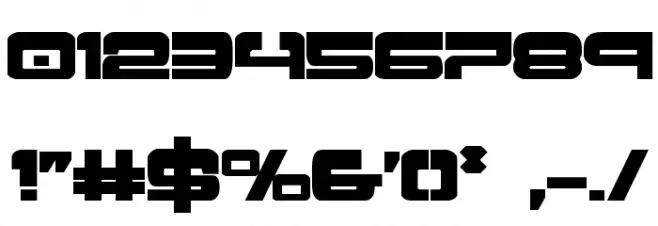 Atlantia Bold Font OTHER CHARS