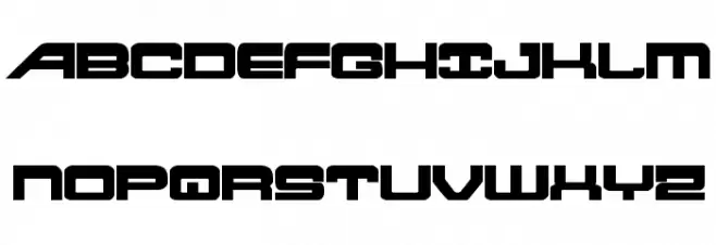 Atlantia Bold Schriftart Groß