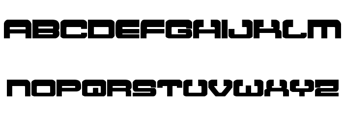 Atlantia Bold Font LOWERCASE