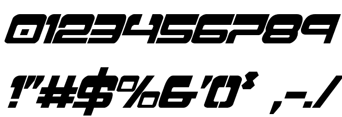 Atlantia Condensed Italic Font OTHER CHARS