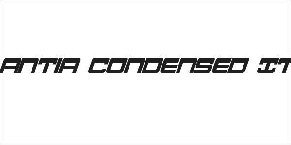 Atlantia Condensed Italic Logo
