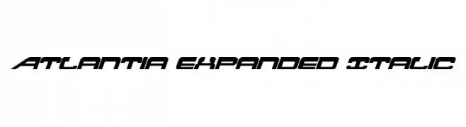 Atlantia Expanded Italic  baixar fontes gratis