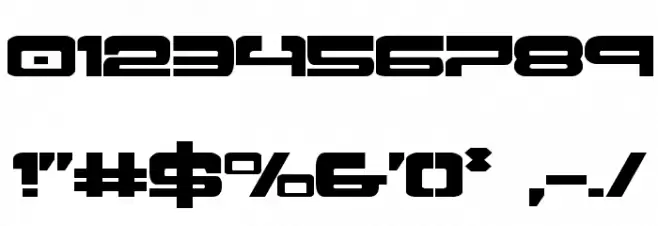 Atlantia Expanded Font OTHER CHARS