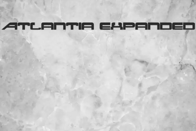 Atlantia Expanded Font examples