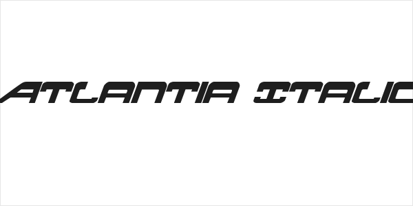 Atlantia Italic Logo