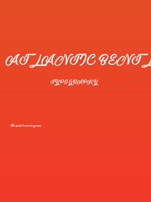 Atlantic Bentley Poster