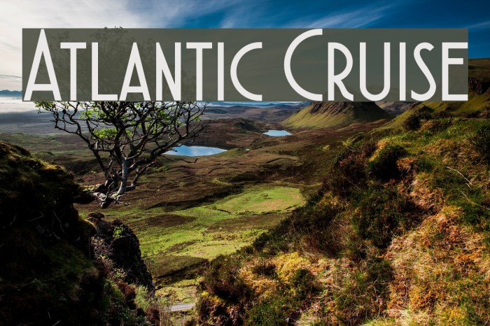 Atlantic Cruise Font examples