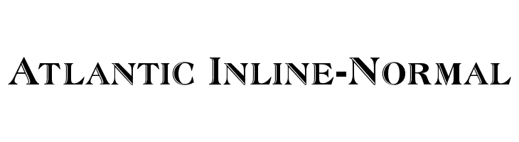 Atlantic Inline-Normal 字体