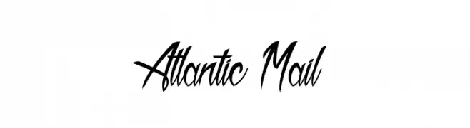 Atlantic Mail  フリーフォントのダウンロード