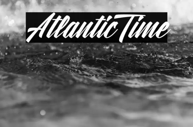AtlanticTime Font examples