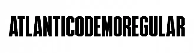 AtlanticoDemoRegular  font caratteri gratis
