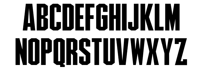 AtlanticoDemoRegular Font LOWERCASE