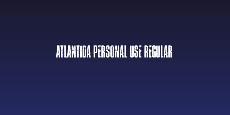 Atlantida PERSONAL USE Regular Social Header
