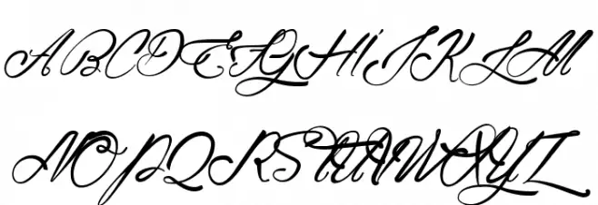 Atlantide Starlight Schriftart Groß