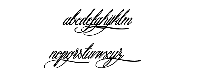 Atlantide Starlight Font LOWERCASE