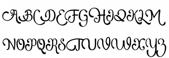 Atlantis Heart Free Schriftart Groß