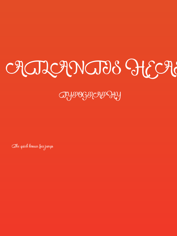 Atlantis Heart Free Poster