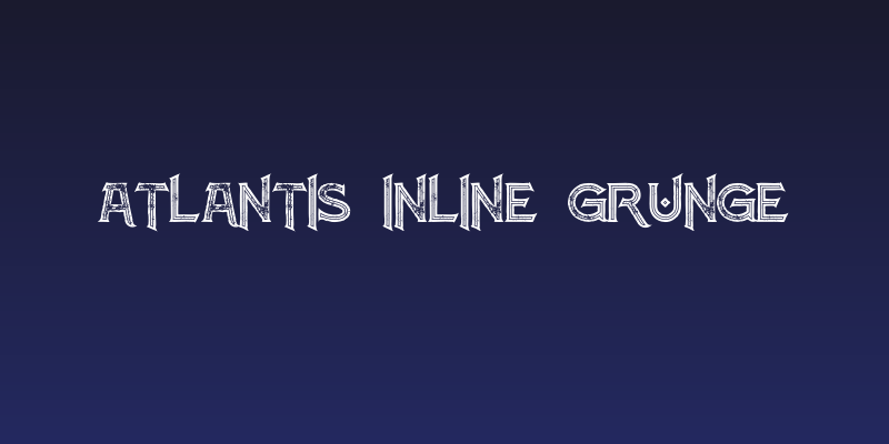 Atlantis Inline Grunge Social Header