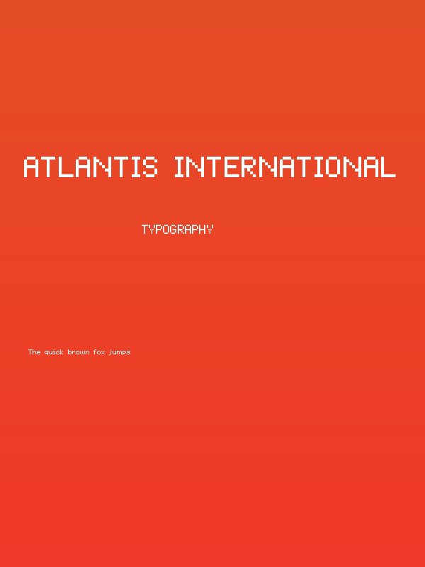 Atlantis International Poster