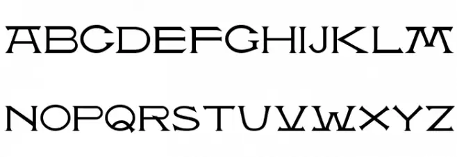 Atlantis MF Шрифта ВЕРХНИЙ