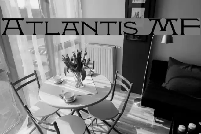 Atlantis MF Font examples