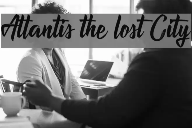 Atlantis the lost City Font examples