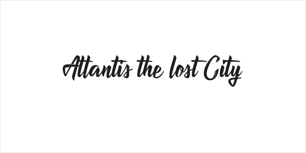 Atlantis the lost City Logo