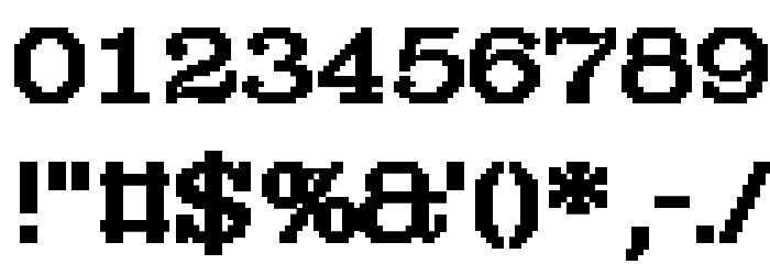 AtlantisHeadBold Font OTHER CHARS