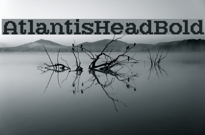AtlantisHeadBold Font examples