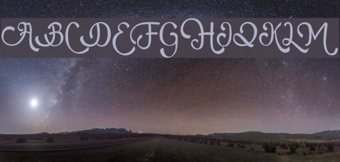 AtlantisHeartFree Font examples