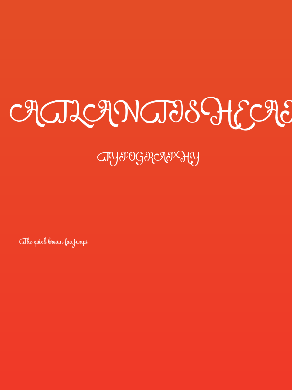 AtlantisHeartFree Poster